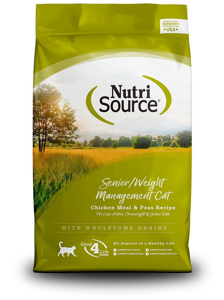 Nutrisource Senior Weight Management Cat 4lb