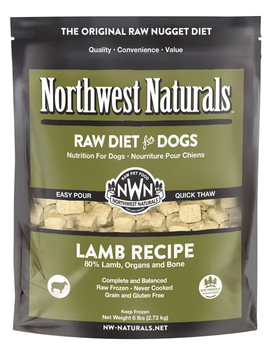 Northwest Naturals Frozen Nuggets Dog Food 6lb