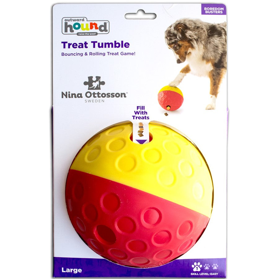 Outward Hound Treat Tumble Interactive Dog Puzzle Toy - Level 1