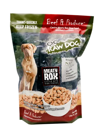 OC Raw Meaty Rox - Frozen Raw Dog Food