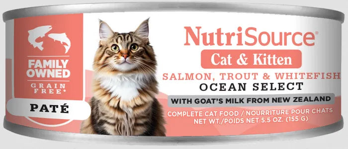 Nutrisource Kitten &amp; Cat with Goat Milk Pate 5.5oz