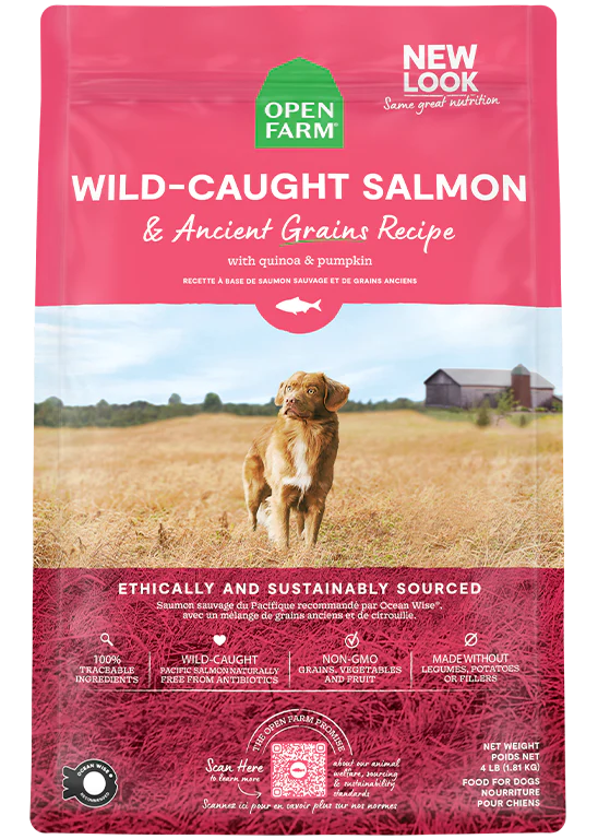 Open Farm Ancient Grain Wild Salmon Dog Food *Special Order Only*