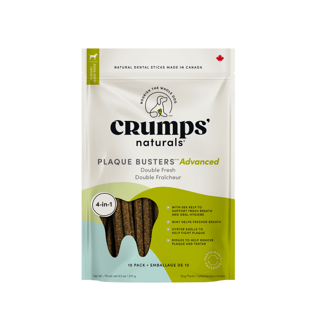 Crumps Naturals - Plaque Buster Advanced 7" Stick (10pk)