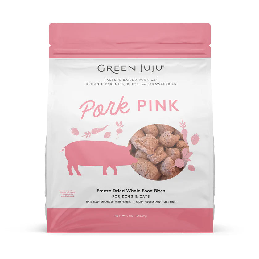 Green Juju Freeze Dried Whole Food Bites - Pork Pink