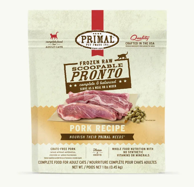 Primal Pronto Pork Cat 1lb