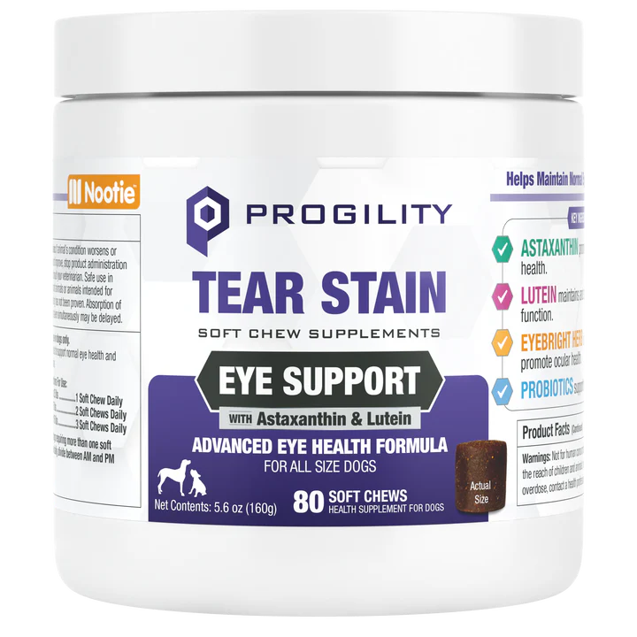 Nootie Progility Tear Stain &amp; Eye Support Soft Chew Supplement