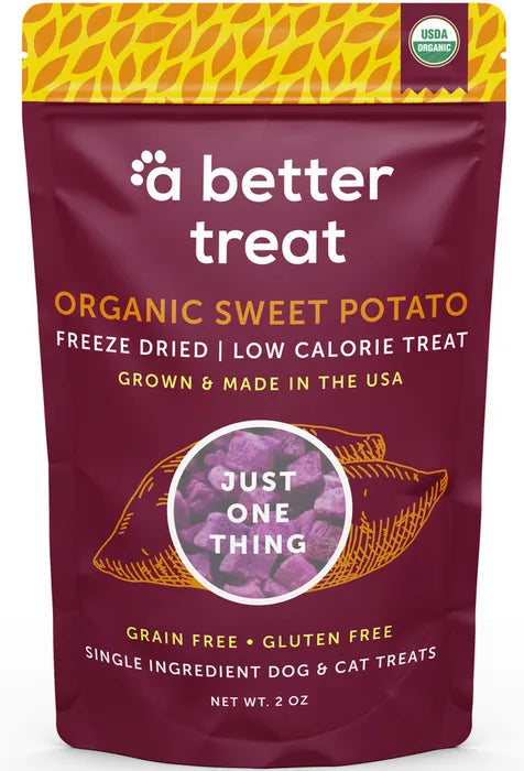 A Better Treat - Organic Purple Sweet Potato Freeze Dried Dog Treats