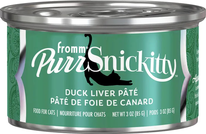 Fromm PurrSnikitty Duck Liver Pate - Wet Cat Food, 3oz can
