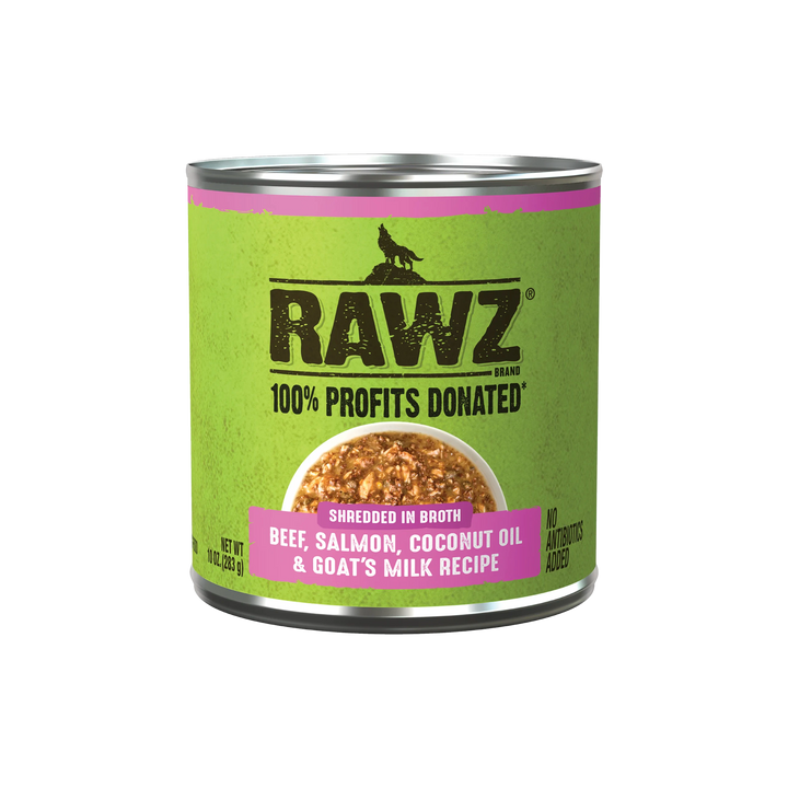 RAWZ Shredded Beef, Salmon, Coconut Oil &amp; Goat&
