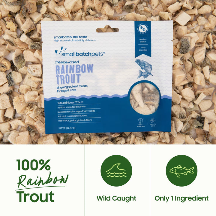 Smallbatch - Freeze Dried Rainbow Trout 2oz