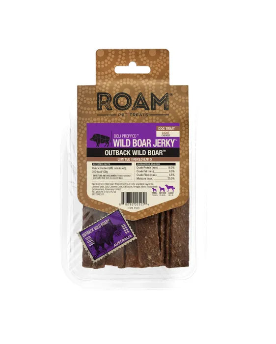Roam - Novel Protein Jerky Dog Treats 5oz