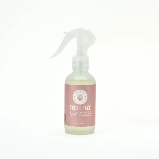 Salka Pet Fresh Face Spray - Natural Face Cleanser for Dogs, 4 fl oz