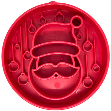 Soda santa bowl red