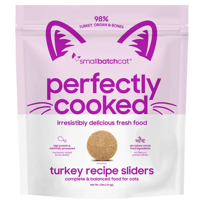 Smallbatch Perfectly Cooked Turkey Cat Food 2 lb