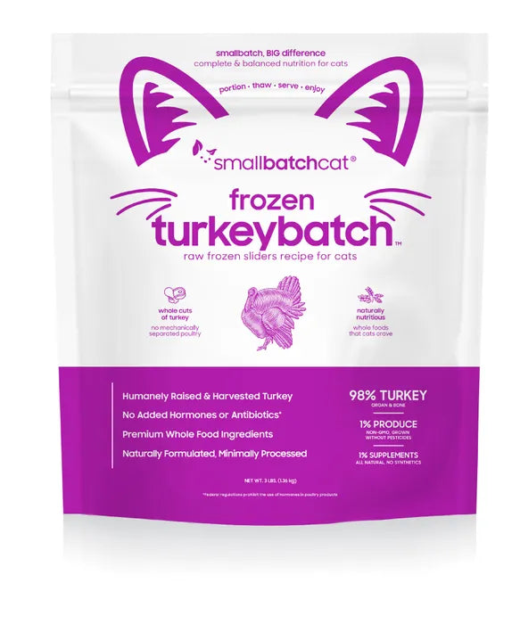 Smallbatch - Frozen Raw Cat Food 3lb Sliders