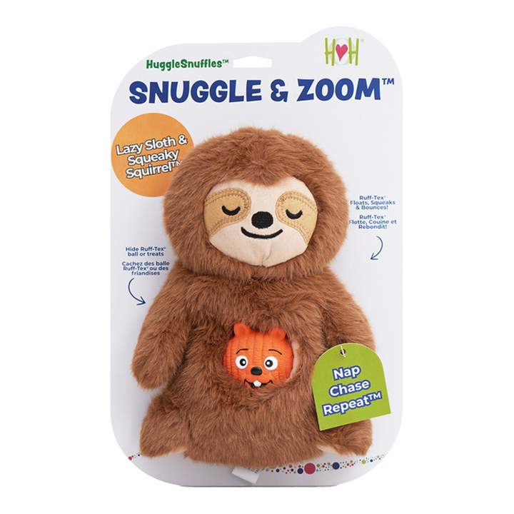 HuggleHounds Snuggle &amp; Zoom Enrichment Toy