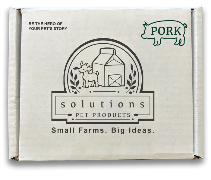 Solutions - Pork Recipe Frozen Raw Fermented Dog Food