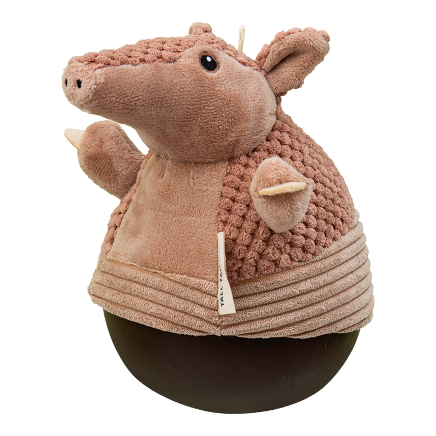 TALL TAILS DOG PLUSH ROLY POLY ARMADILLO 9 INCHES