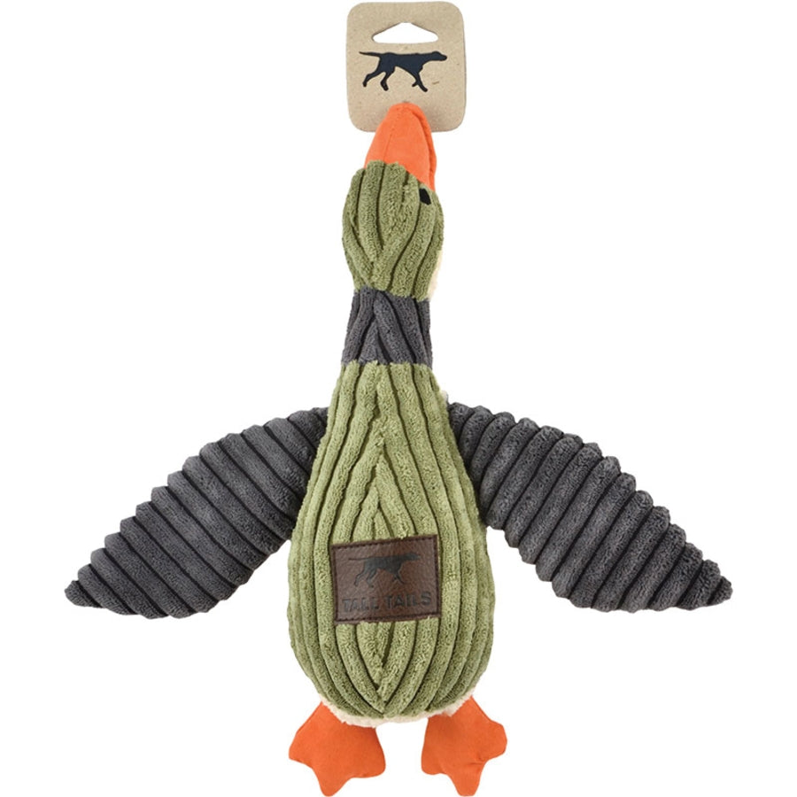 TALL TAILS DOG SQUEAKER DUCK SAGE 12 INCHES