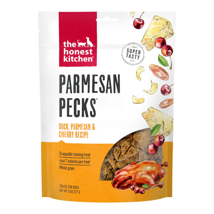 The Honest Kitchen Parmesan Pecks Duck &amp; Cherry 8 OZ treat for dogs