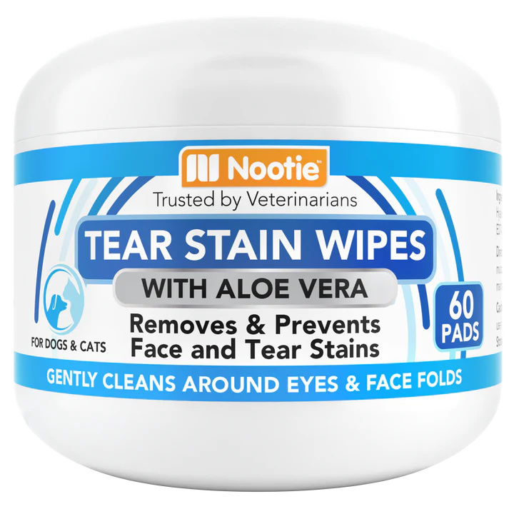 Nootie Progility Tear Stain Wipes 60ct