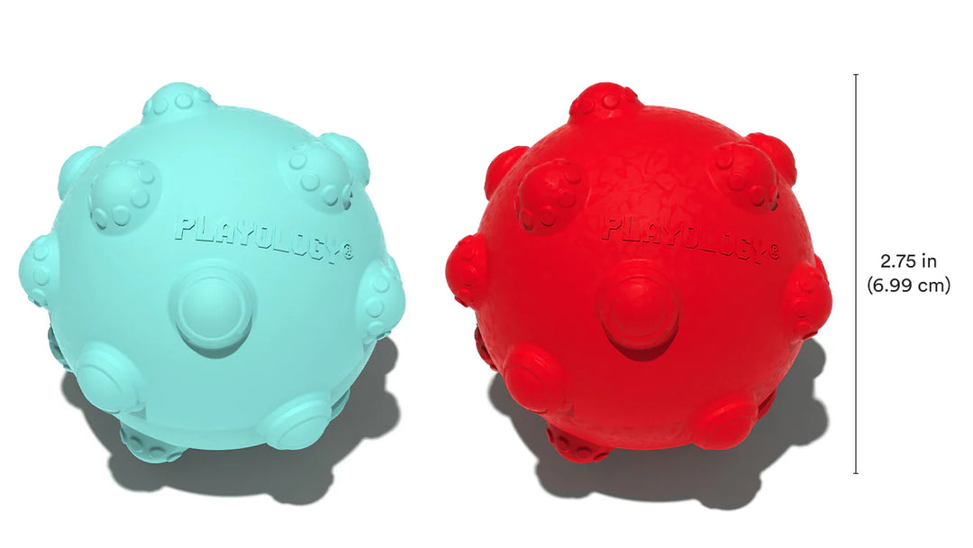 Playology - Scent Infused Puppy Teething Ball Peanut Butter