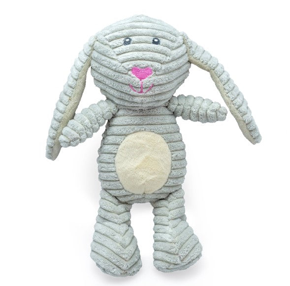 ThoozyPet Tuff &amp; Cuddly Bunny Dog Toy 12"