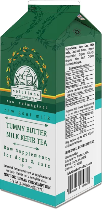Solutions - Tummy Butter Goat Milk Kefir Tea for Dogs &amp; Cats