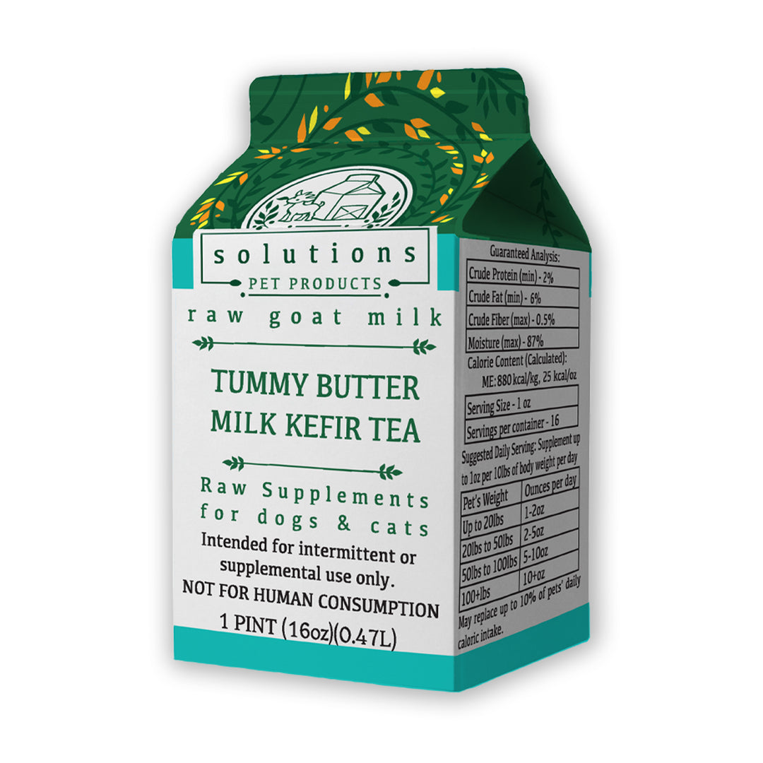 Solutions - Tummy Butter Goat Milk Kefir Tea for Dogs &amp; Cats