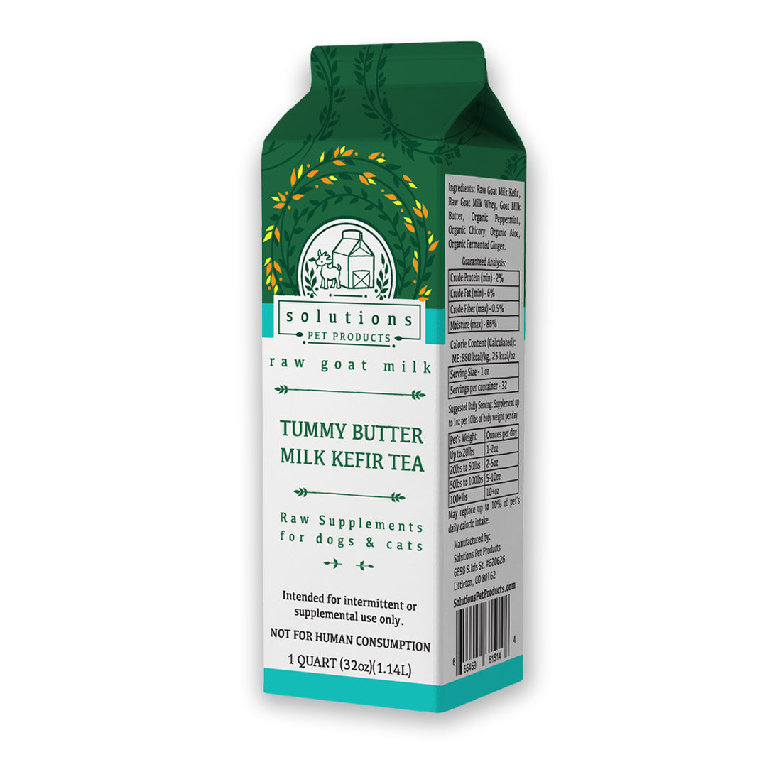 Solutions - Tummy Butter Goat Milk Kefir Tea for Dogs &amp; Cats