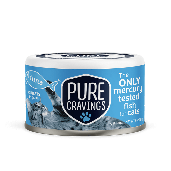 Pure Cravings Mercury Tested Wet Cat Food - Cutlets in Gravy 3oz