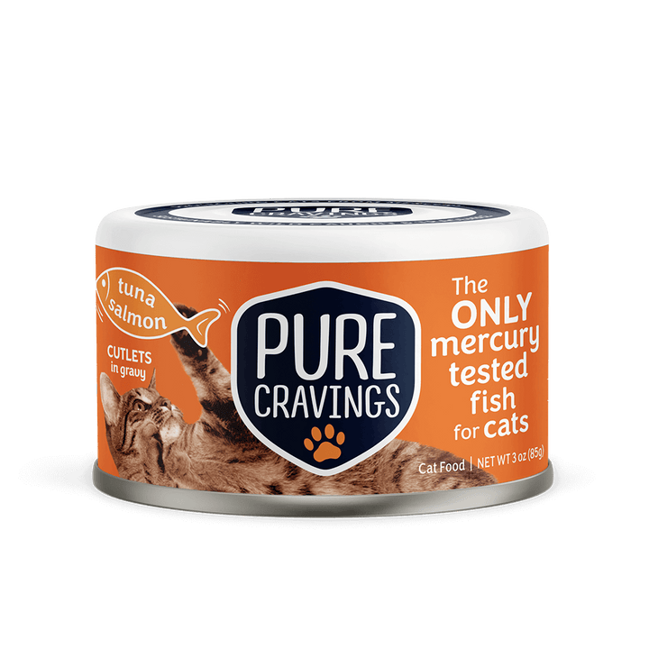 Pure Cravings Mercury Tested Wet Cat Food - Cutlets in Gravy 3oz