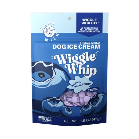 Wiggle Whip Freeze-Dried Dog Ice Cream | 1.5oz