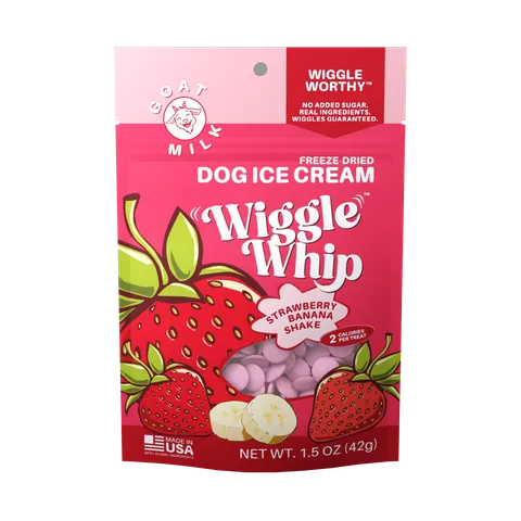Wiggle Whip Freeze-Dried Dog Ice Cream | 1.5oz
