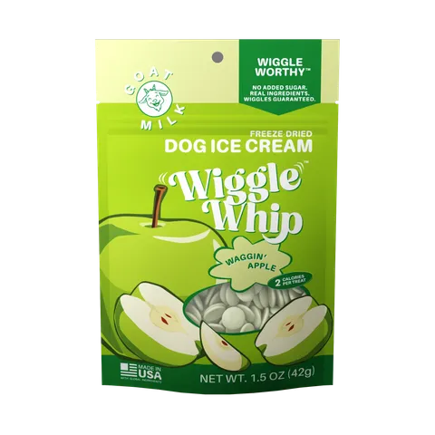 Wiggle Whip Freeze-Dried Dog Ice Cream | 1.5oz