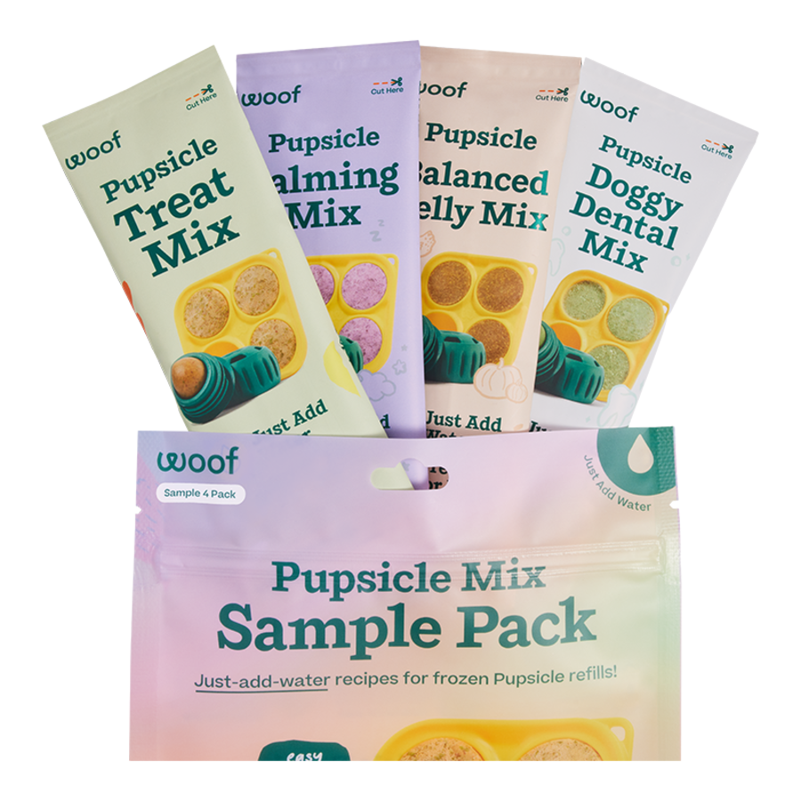 Woof Dog Pupsicle Mix Variety Pack - Frozen Dog Treat Refills