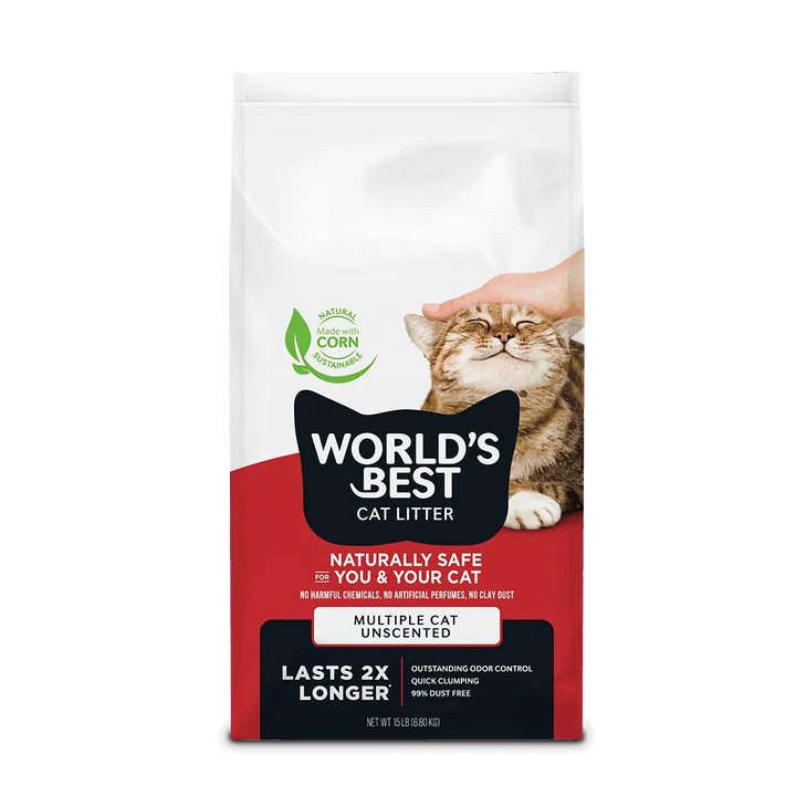World’s Best Cat Litter - Multi Cat Litter - Uncscented