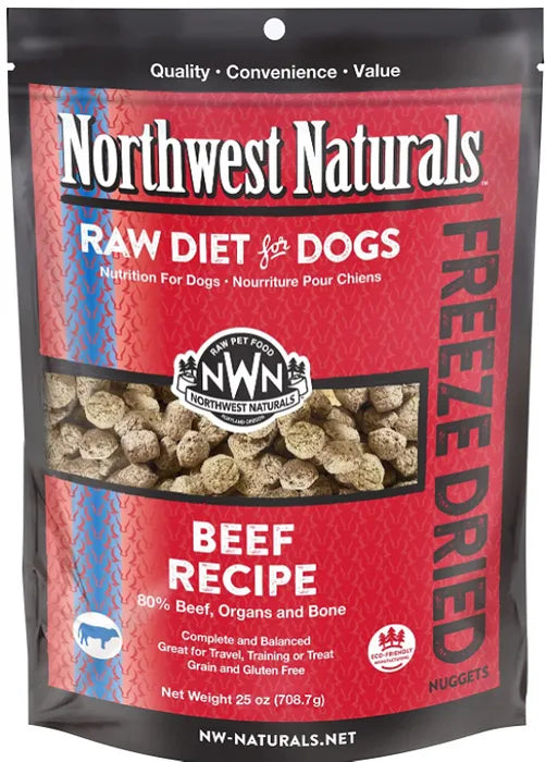 Northwest Naturals Freeze Dried Nuggets Dog 25 oz