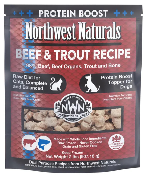 Northwest Naturals Frozen Chicken Nibbles for Cats 2 lb