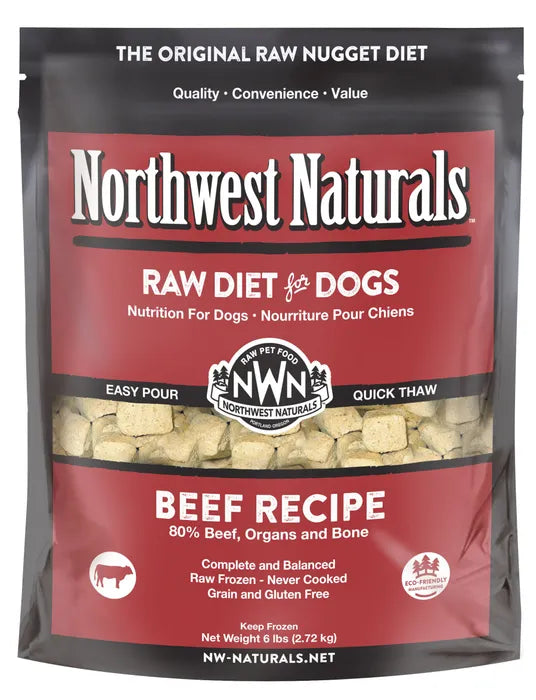 Northwest Naturals Frozen Nuggets Dog Food 6lb