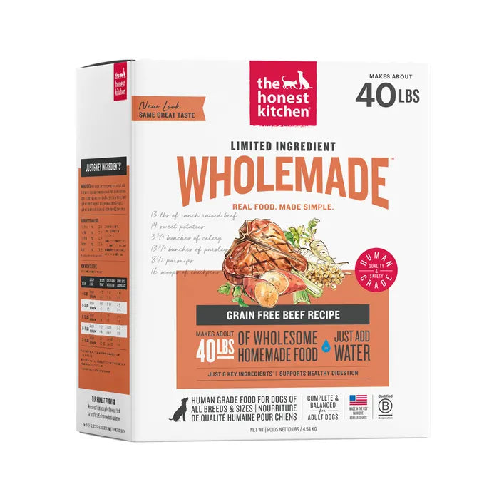 The Honest Kitchen GF Limited Ingredient Beef 10lb box