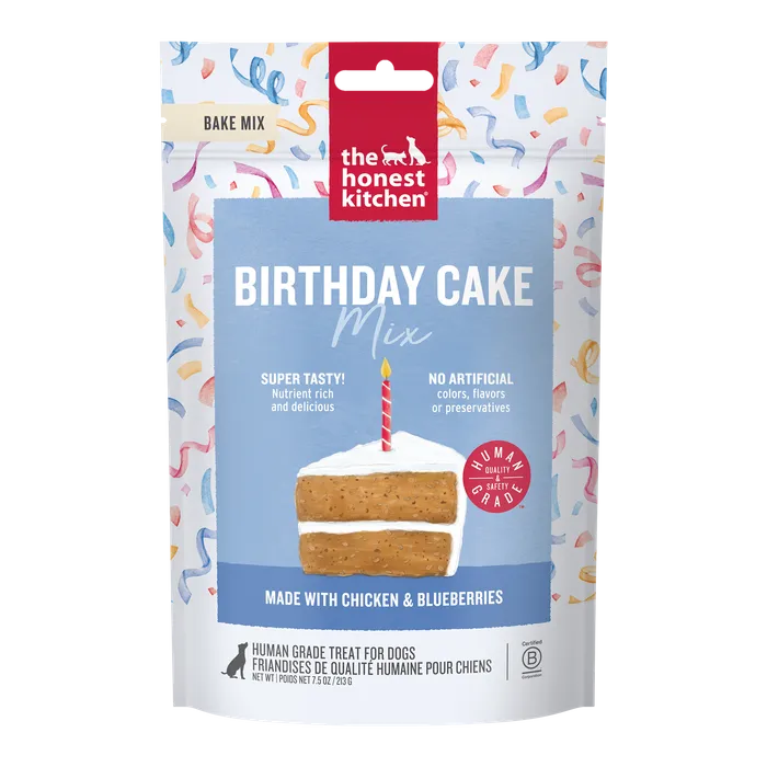 The Honest Kitchen | Chicken &amp; Blueberry Birthday Cake Mix 7.5oz for Dogs