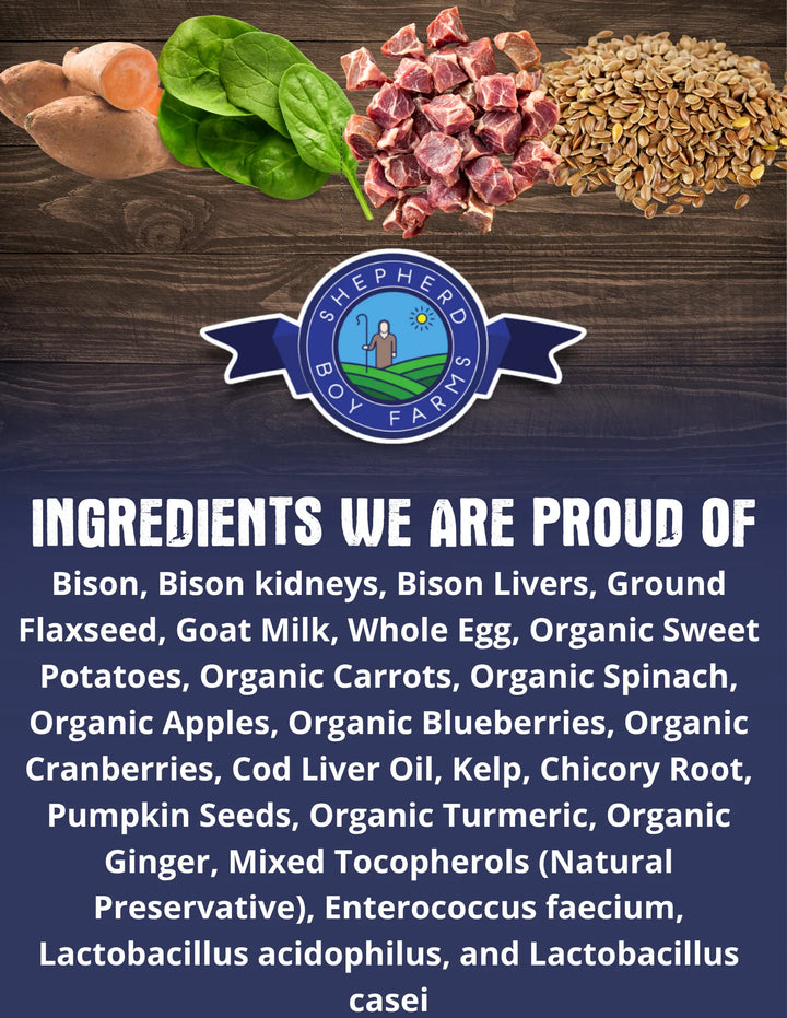 Shepherd Boy Farms | Freeze-Dried Raw Dog Diet Varieties