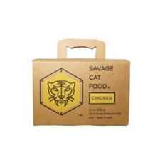 Savage Cat - Frozen Raw Chicken Food for Cats