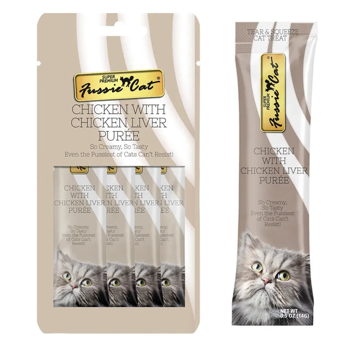 Fussie Cat - Tuna &amp; Chicken Variety Pack (Single tubes)