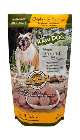 OC Raw - Frozen Raw Mini Patties for Dogs 4lb