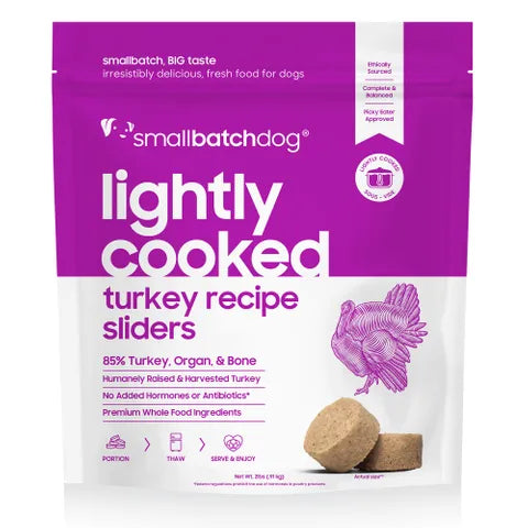 Smallbatch Dog - Lightly Cooked Turkey Sliders