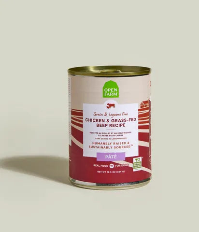 Open Farm - Chicken & Grass-Fed Beef Dog Pate Can