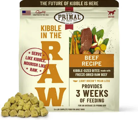 Primal - Kibble in the Raw food for dogs 5.4lbs