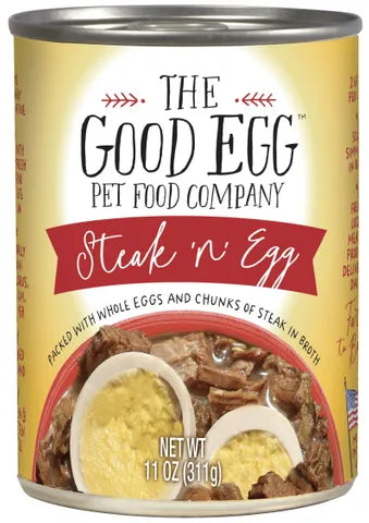 The Good Egg Wet Dog Food Cans - Premium Egg-Based Wet Dog Food